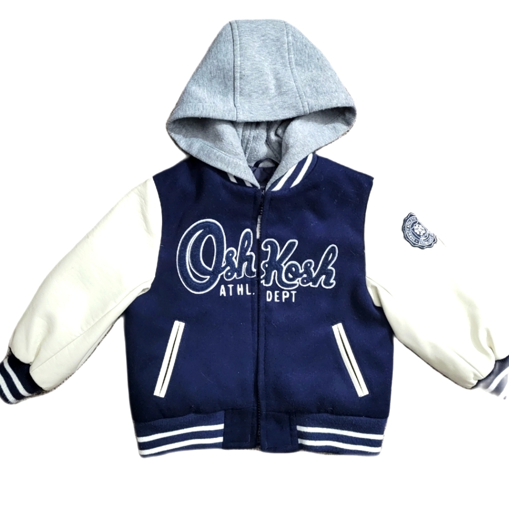 Vintage OshKosh Varsity Jacket Size 2T